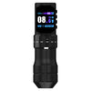 Black GTARTISTOO wireless tattoo pen with an LED screen, seven adjustable stroke settings, and a cordless beginner-friendly design.