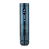 Dark blue GTARTISTOO K3 wireless tattoo pen with a digital voltage display and one-button control on a white background.