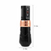 Size guide for the GTARTISTOO MAX wireless tattoo pen showing a length of 13.2 cm and a maximum width of 4.15 cm.