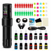 GTARTISTOO T3 Pro Wireless Tattoo Pen Kit for Beginners - Gtartistoo tattoo supply