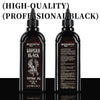 GTARTISTOO Superb Black professional black tattoo ink shown in two bottle views for deep black saturation, smooth flow, lining, shading, and studio tattoo work.