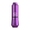 Purple all-in-one wireless tattoo pen machine with compact 100mm body and rechargeable cordless design for beginner tattoo practice, lining, shading, and color work.