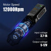 Wireless tattoo pen machine with 12000 RPM motor speed, 5-12V output voltage, 3.7V input voltage, digital display, and rechargeable cordless design for lining, shading, and practice.