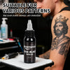 Black ink for tattoos in a 1 oz / 30 ml bottle displayed in a tattoo studio | GTARTISTOO