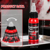 Bright red tattoo ink 1 oz 30ml bottle with product size and shake-before-use instructions | GTARTISTOO
