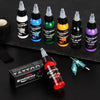 Bright red tattoo ink 1 oz bottle displayed with other tattoo ink colors | GTARTISTOO