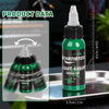 Green tattoo ink 1 oz / 30ml bottle with product size and shake-before-use instructions | GTARTISTOO