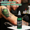 Light green tattoo ink for various tattoo patterns with green tattoo design inspiration, 1 oz / 30ml | GTARTISTOO