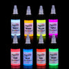 GTARTISTOO 8-color UV tattoo ink set in 1/2 oz bottles with fluorescent colors