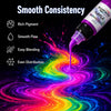 GTARTISTOO fluorescent tattoo ink showing smooth flow, easy blending, and even distribution