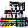 Gtartistoo Tattoo Ink Set 14 Colors – 1/2 oz Bottles - Gtartistoo tattoo supply