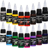 Gtartistoo Tattoo Ink Set 16 Colors – Lining & Shading Black Included, 1/2 oz - Gtartistoo tattoo supply