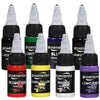 Gtartistoo Tattoo Ink Set 8 Colors – Lining & Shading Black, 1/2 oz Bottles - Gtartistoo tattoo supply