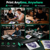 Portable rechargeable tattoo stencil printer for tattoo studios, home use, pre-tattoo trials, and conventions