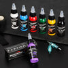 Purple tattoo ink 1 oz bottle displayed with other tattoo ink colors | GTARTISTOO