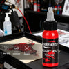Red tattoo ink 1 oz 30ml bottle with individual product packaging | GTARTISTOO
