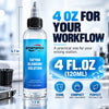 Tattoo ink diluent 4 oz (120 mL) bottle with dimensions of 6.1 inches tall and 1.5 inches wide | GTARTISTOO