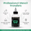 Tattoo stencil transfer gel for clear, smudge-resistant transfers with long-lasting stencil hold