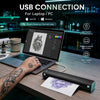Tattoo stencil printer connected to a laptop by USB for creating and printing tattoo transfer designs