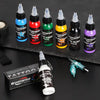 White tattoo ink 1 oz bottle displayed with other tattoo ink colors | GTARTISTOO