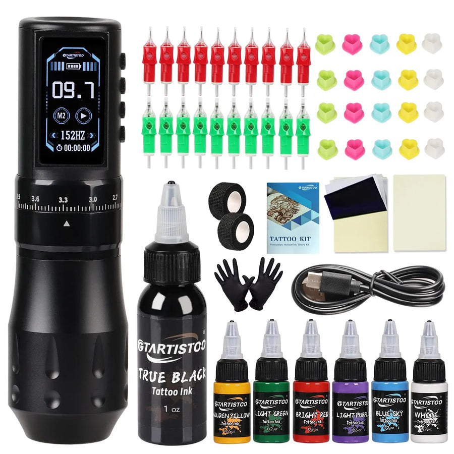 GTARTISTOO Wireless Tattoo Pen Kit for Beginners